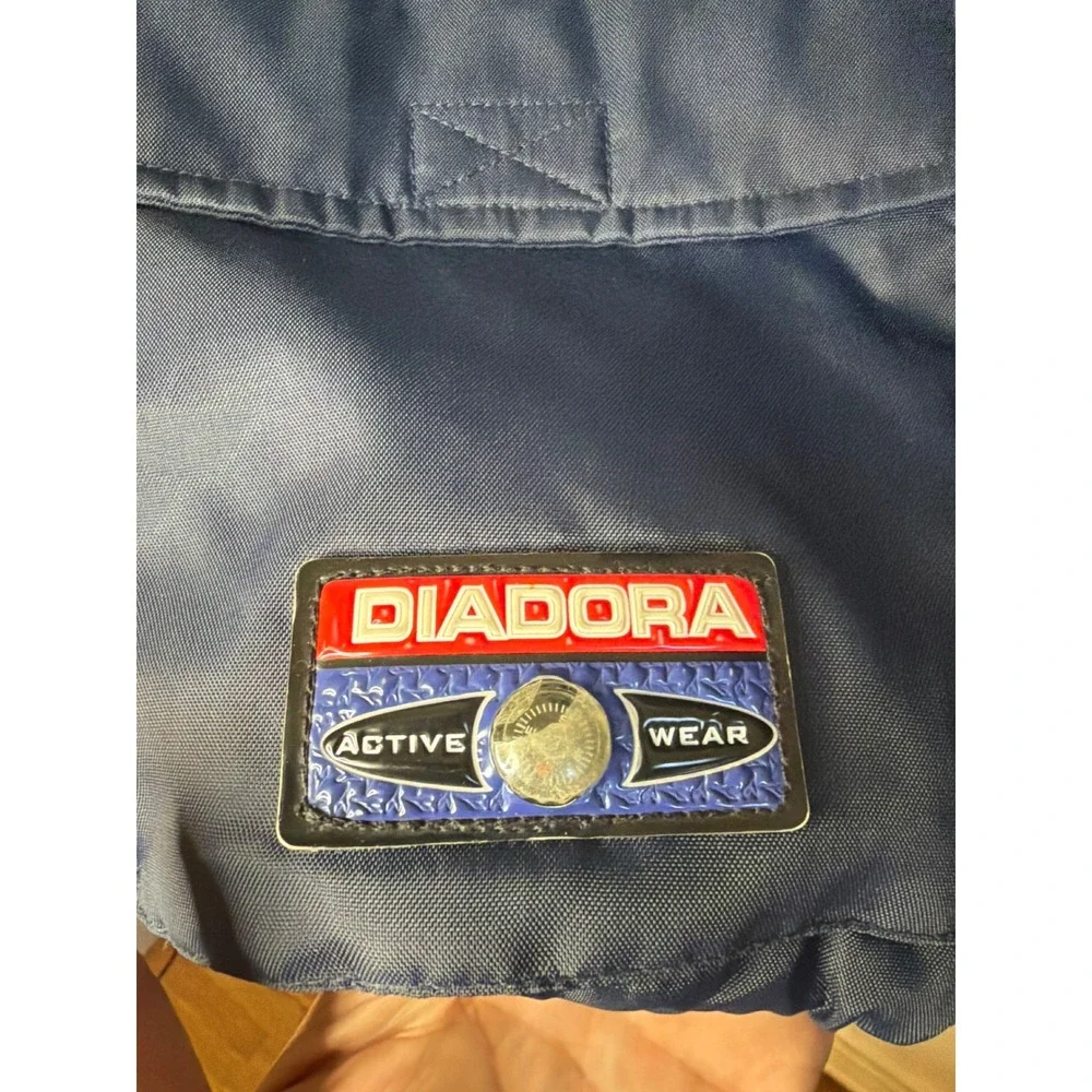 Vintage 90's Diadora Sport Adawn Collection Mens XXL Navy Blue Puffer Vest